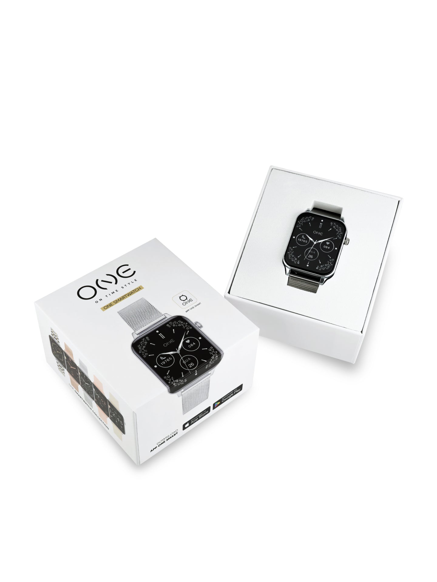 One Frame Silver Smartwatch