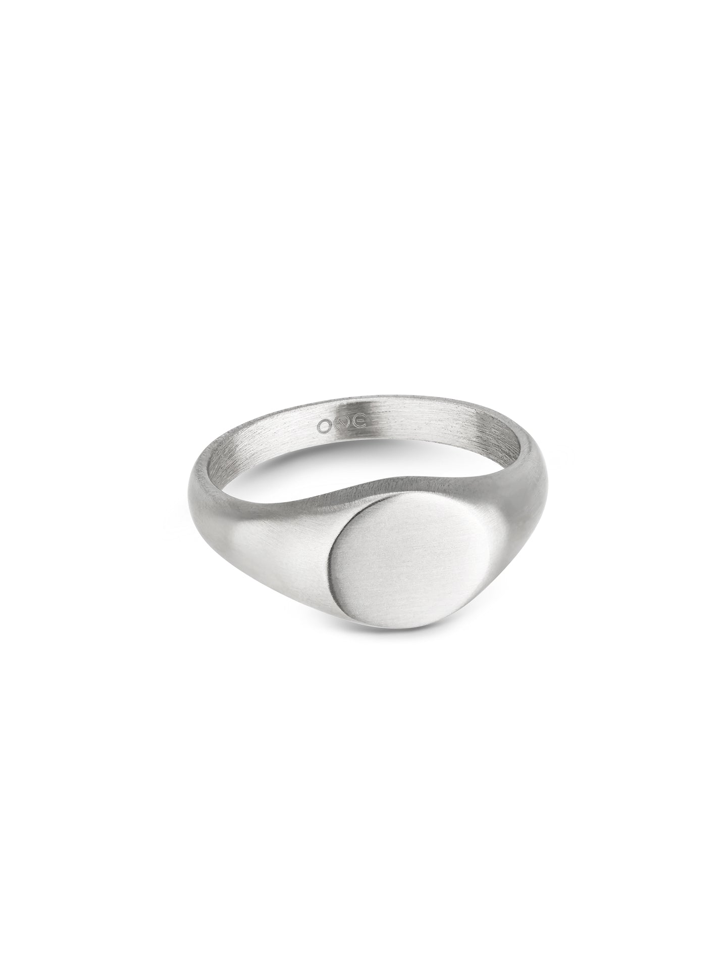 One Men Note Curve Ring
