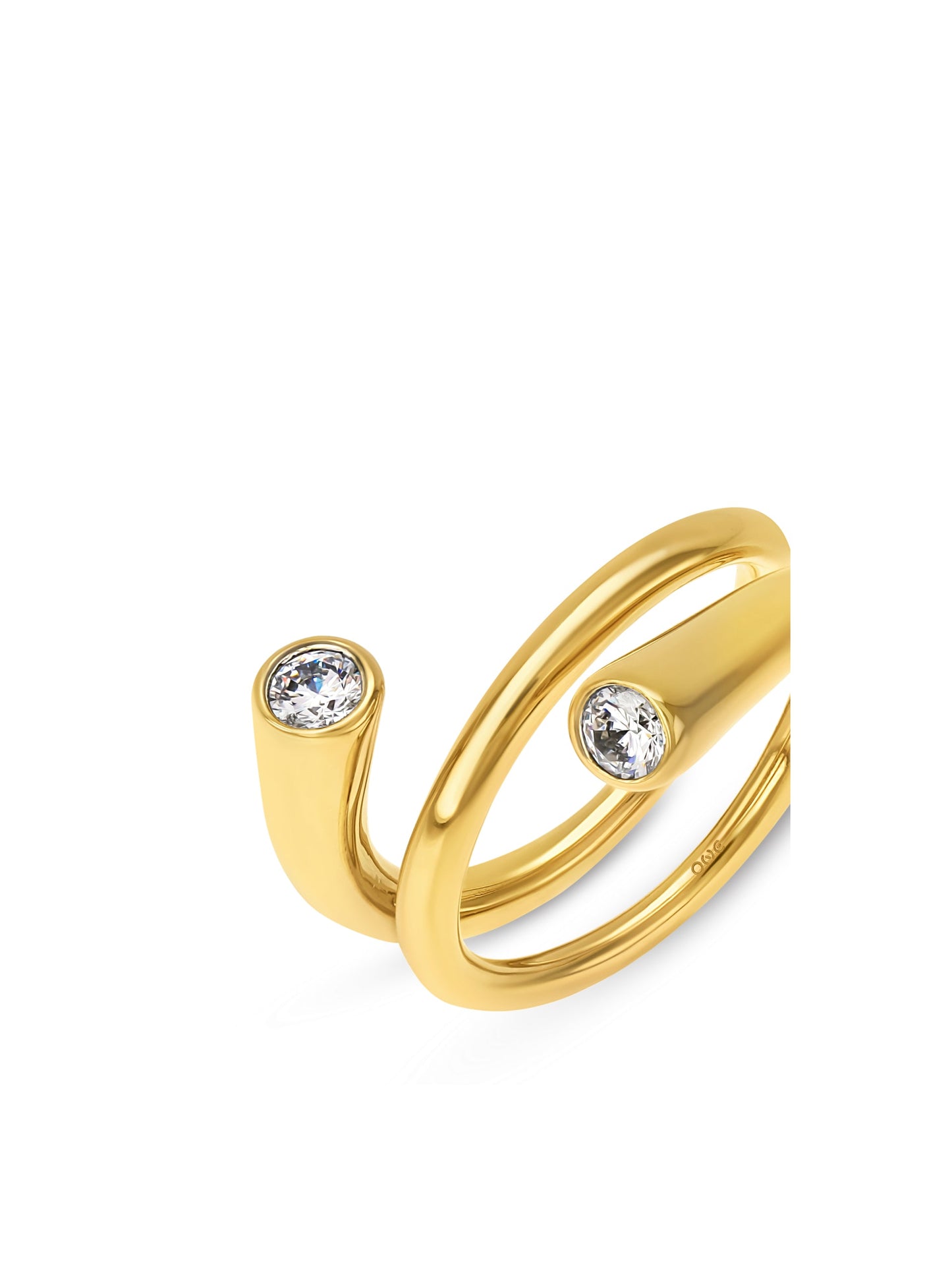 One Bold 08 Gold Ring
