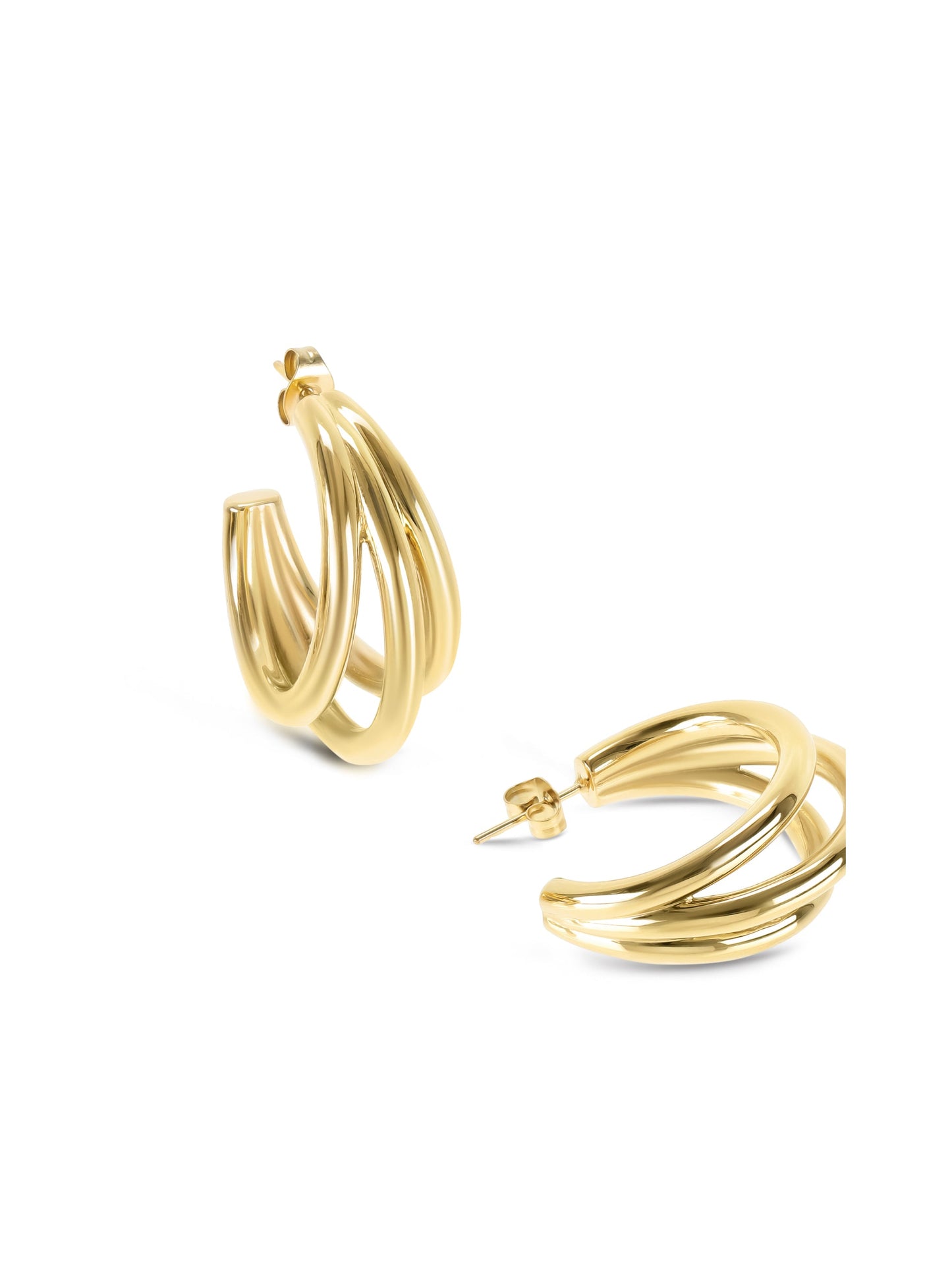 One Luminous Triple Earrings