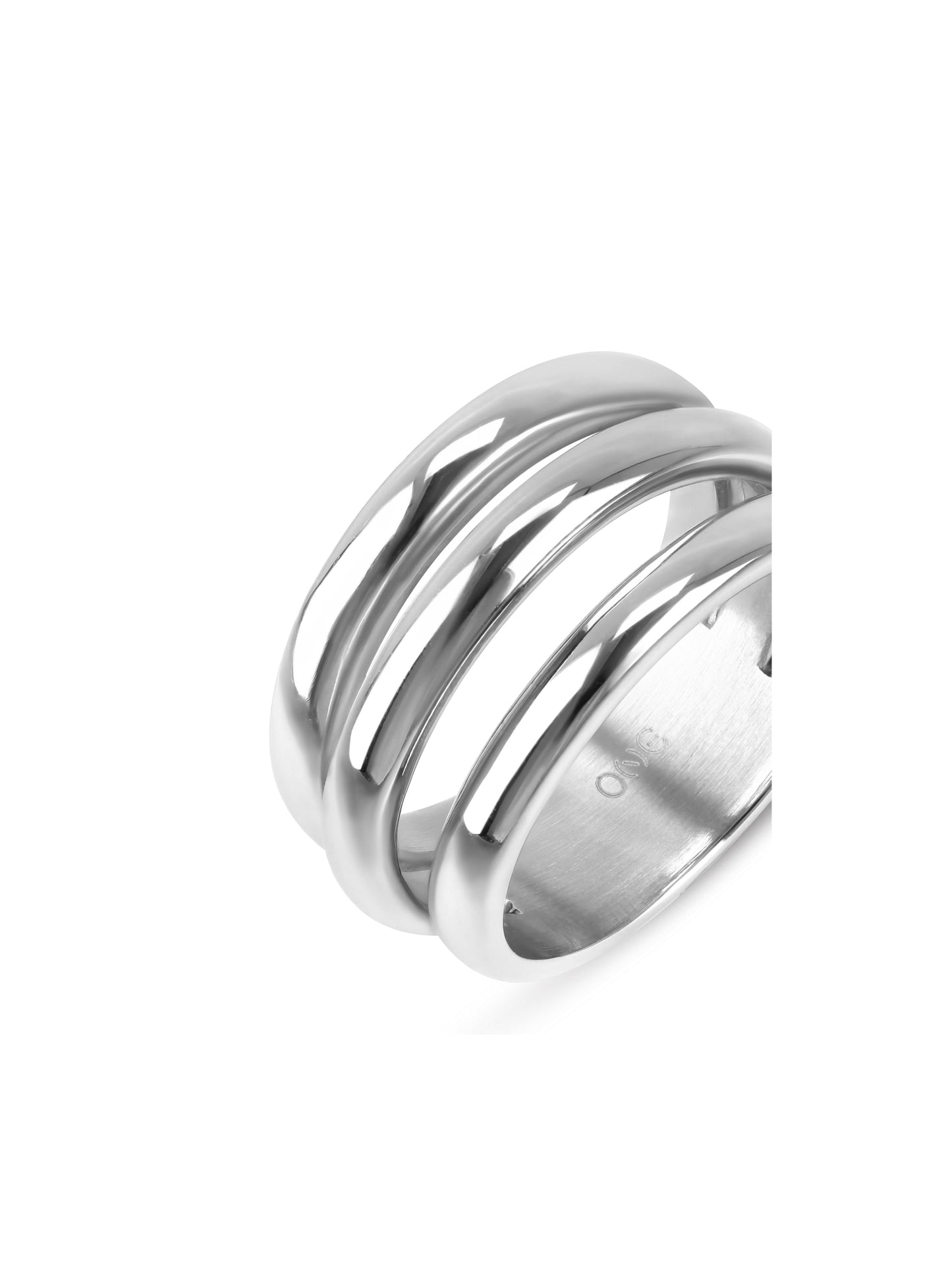 One Silver Frost Ring
