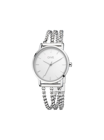 One Capri Silver Watch