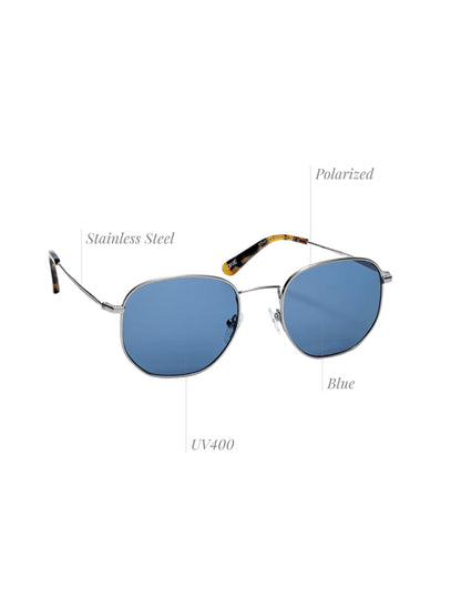 One Visionary Silver Sunglasses