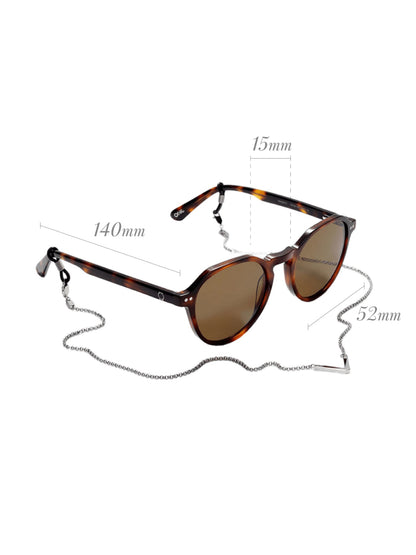 One Active Brown Sunglasses Case