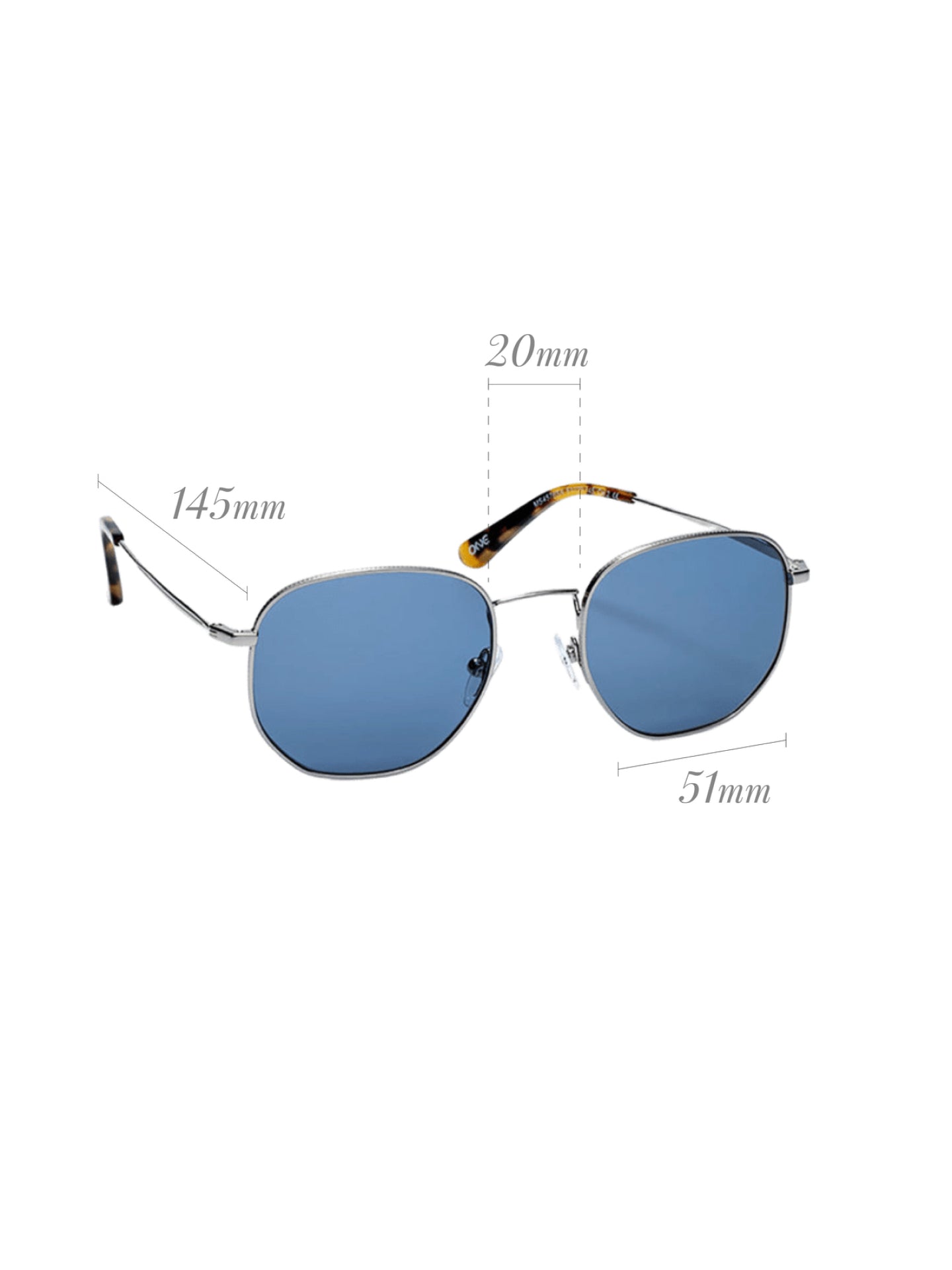 One Visionary Silver Sunglasses