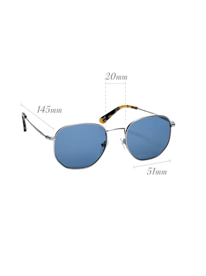 One Visionary Silver Sunglasses