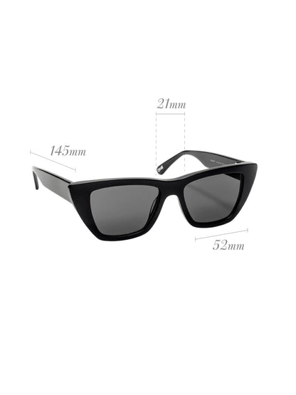 One Flirt Black Sunglasses
