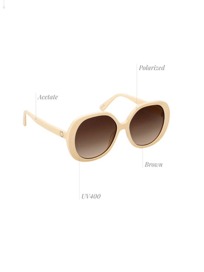 One Powerful White Sunglasses Case