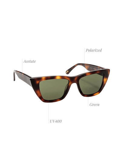 One Flirt Brown Sunglasses