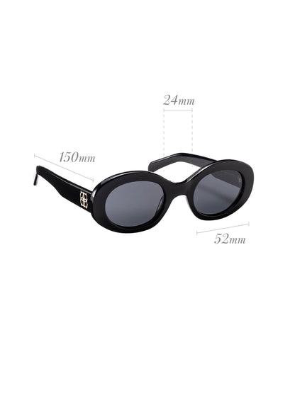 One Dolce Black Sunglasses
