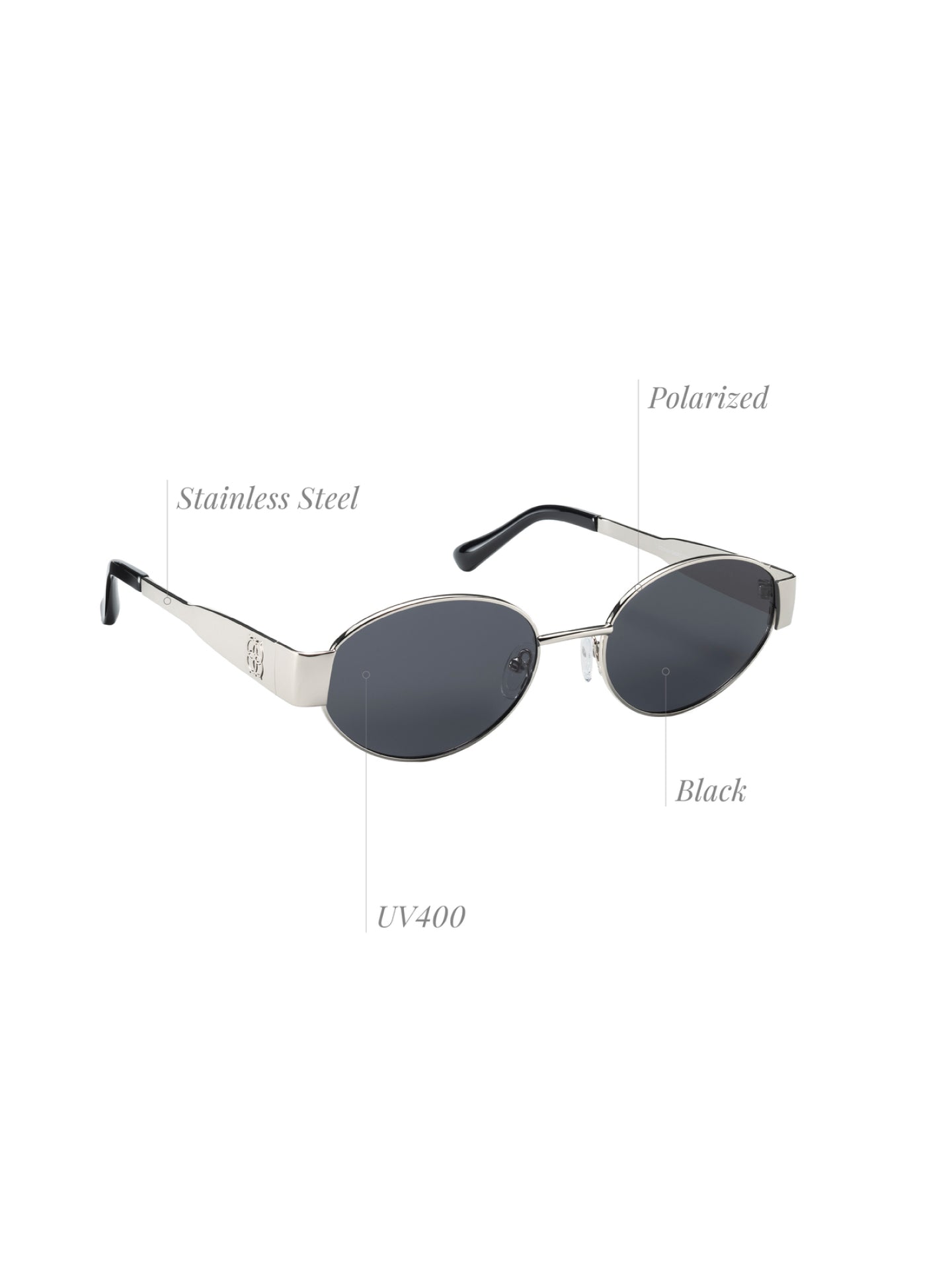 One Vibe Silver Sunglasses