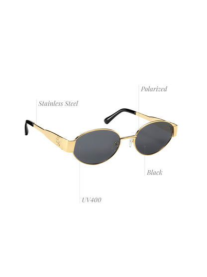 One Vibe Gold Sunglasses