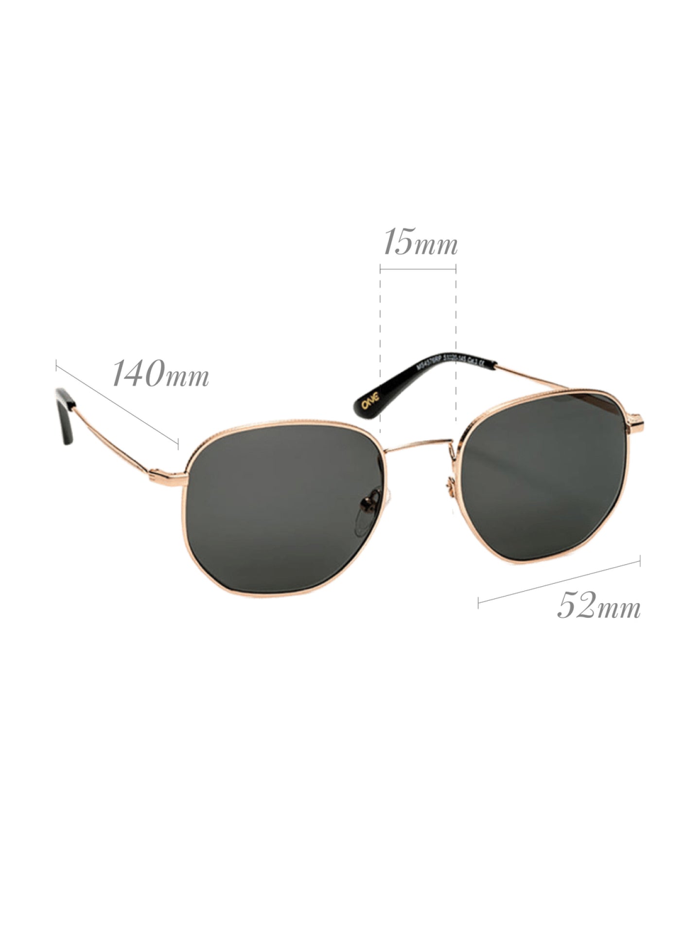 One Visionary Rosegold Sunglasses