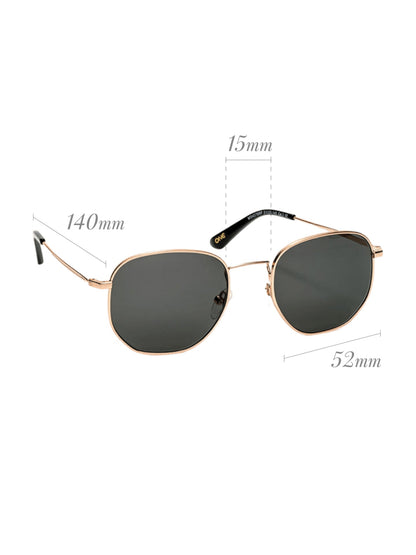 One Visionary Rosegold Sunglasses
