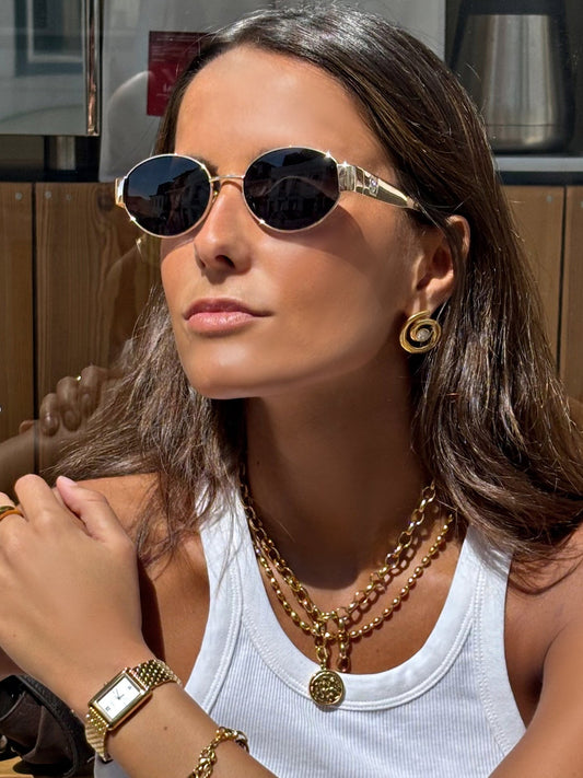 One Vibe Gold Sunglasses