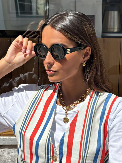 One Dolce Small Black Sunglasses