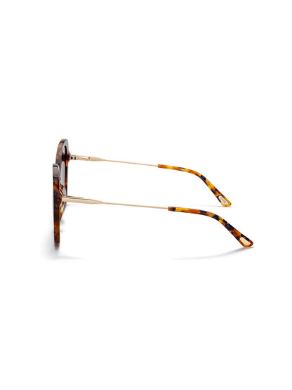 One Preppy Brown Sunglasses