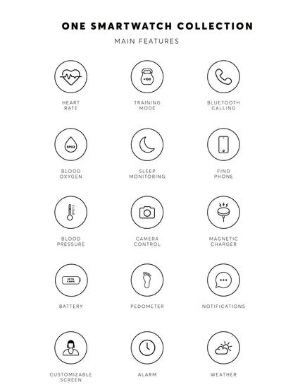 One Slim Gold Links Smartwatch