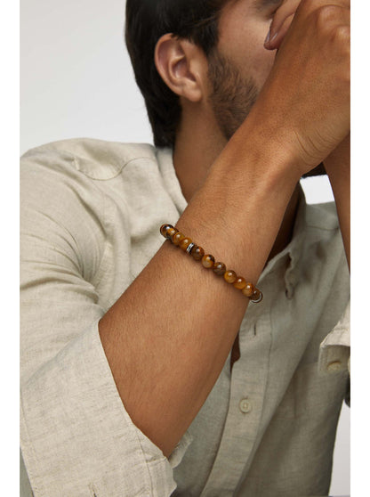 One Men Woods Brown Bracelet