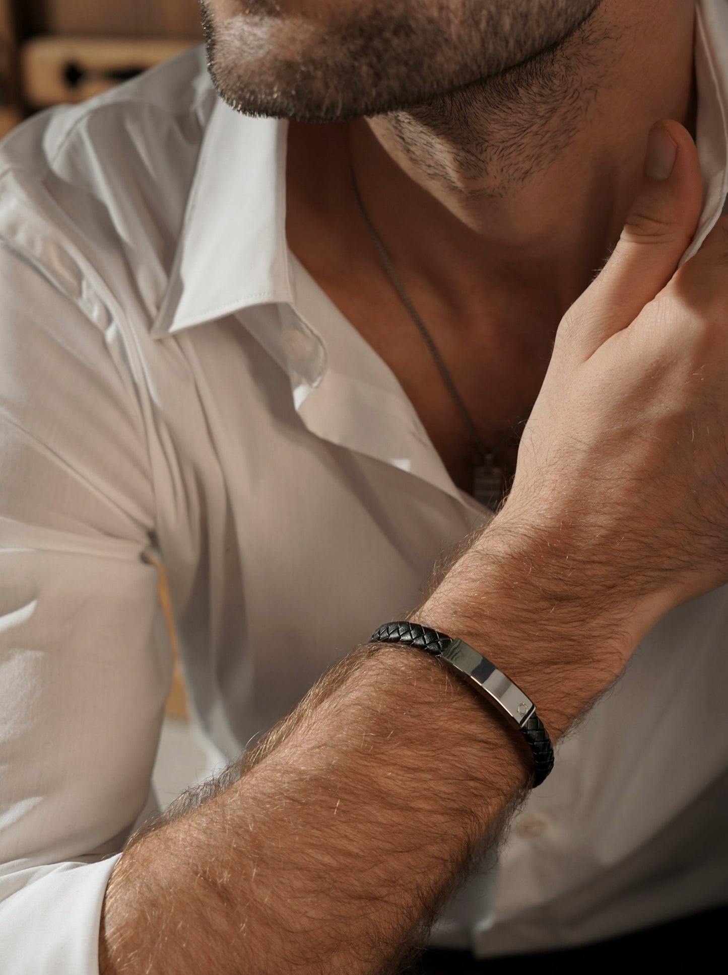 One Men Maven Black Bracelet