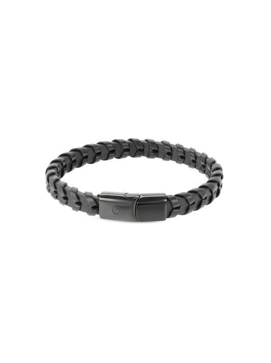 One Men Grove Black Bracelet