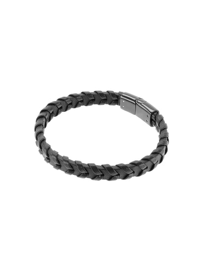 One Men Grove Black Bracelet