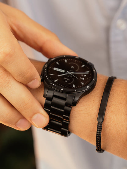 One Men Endurance Black Bracelet