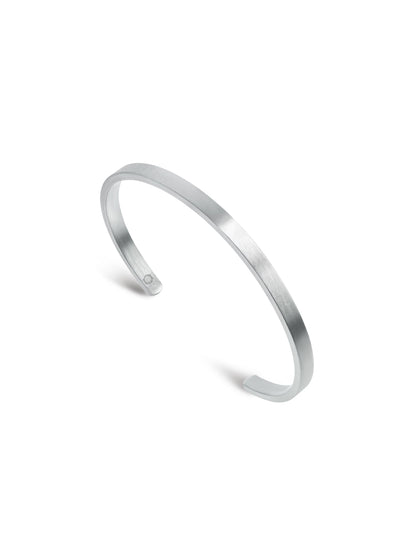 One Men Fine Pulse Silver Cuff