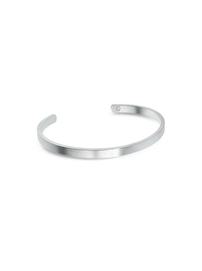 One Men Fine Pulse Silver Cuff