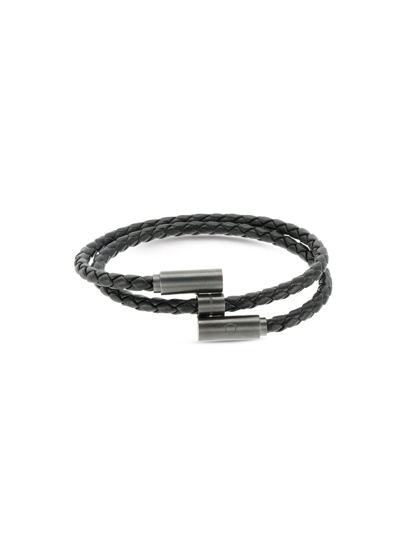 One Men Rugged Black Bracelet