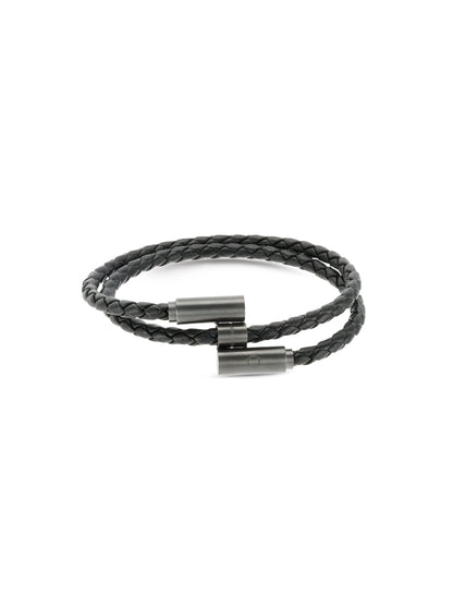 One Men Rugged Black Bracelet
