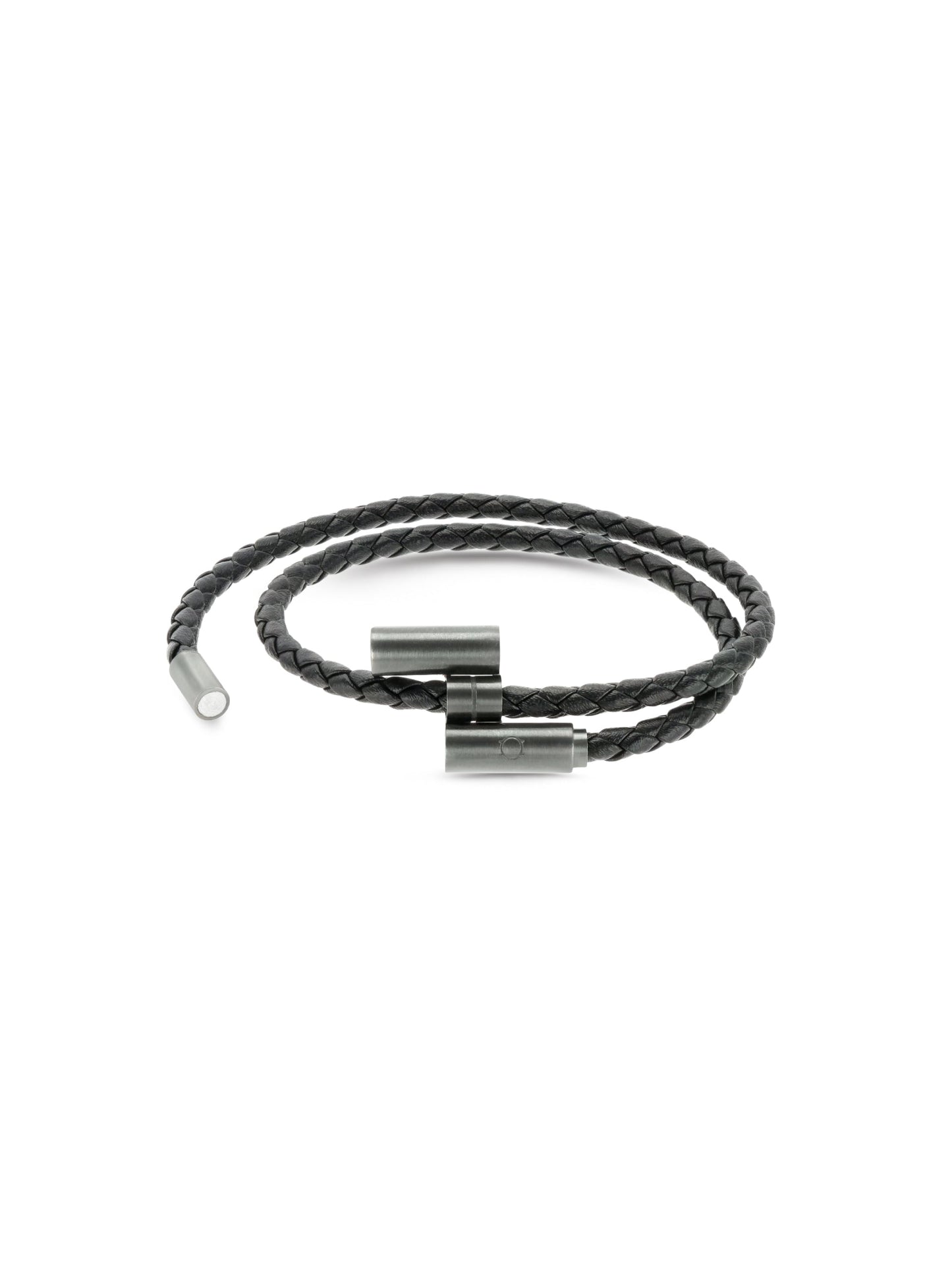 One Men Rugged Black Bracelet