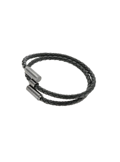 One Men Rugged Black Bracelet