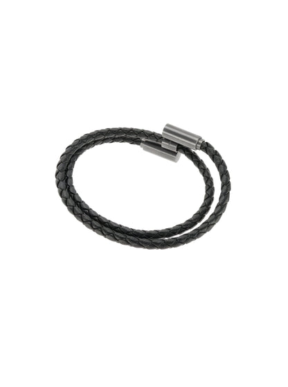 One Men Rugged Black Bracelet