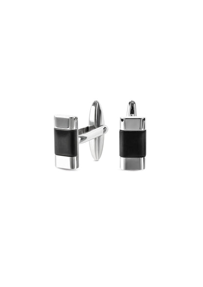 One Men Noble Steel Cufflinks