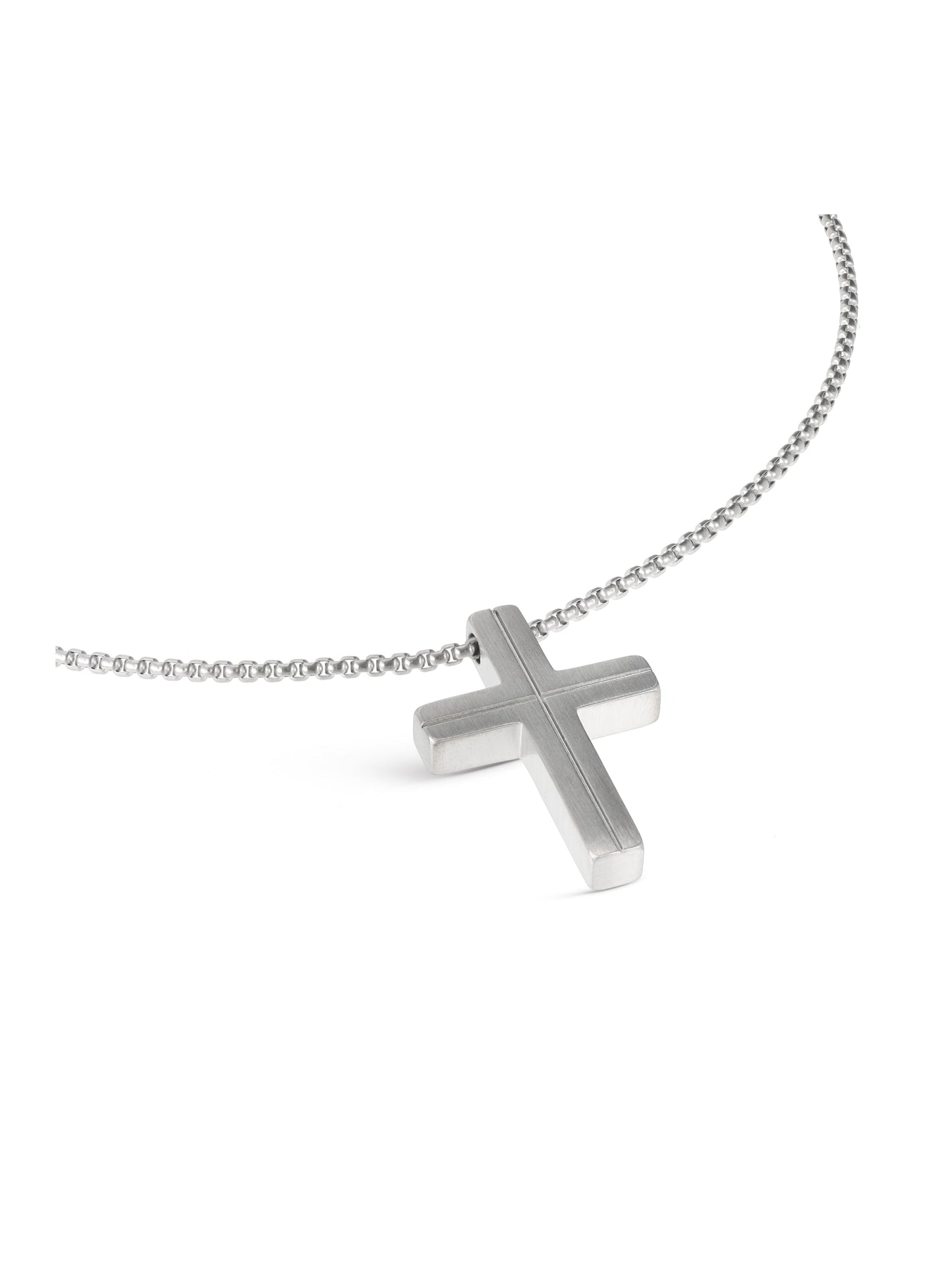 One Men Crossed 2-in-1 Necklace