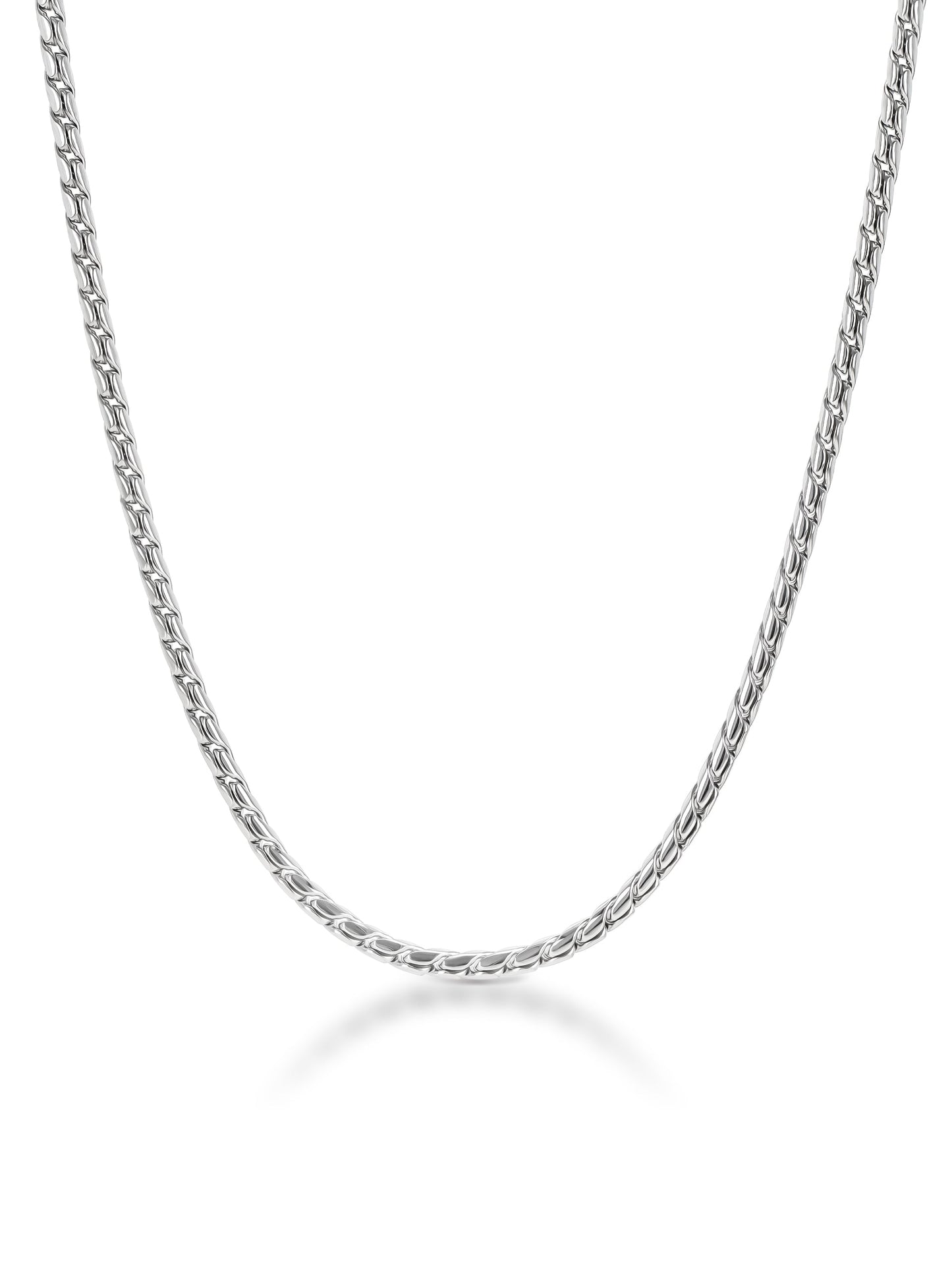 One Men Timeless Steel 2-in-1 Necklace