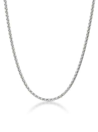 One Men Timeless Steel 2-in-1 Necklace