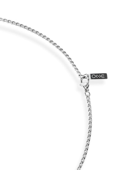 One Men Fine Steel 2-in-1 Necklace