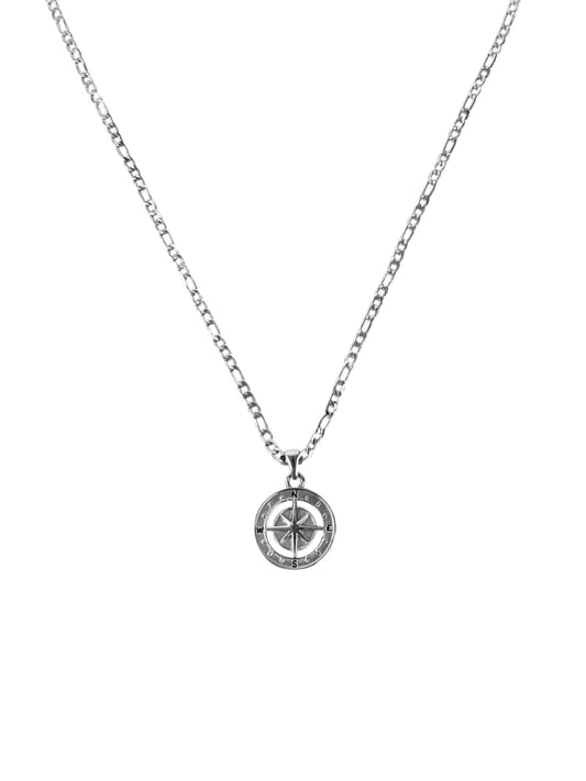 One Men Explorer Steel Necklace