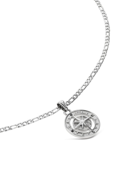 One Men Explorer Steel Necklace