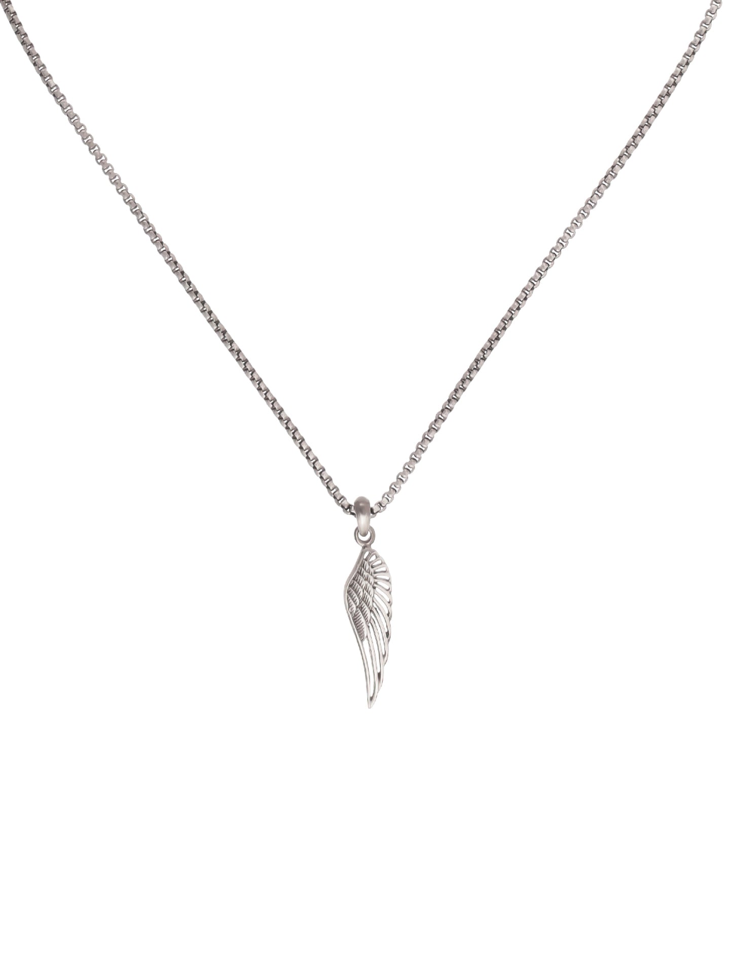 One Men Falcon Steel Necklace