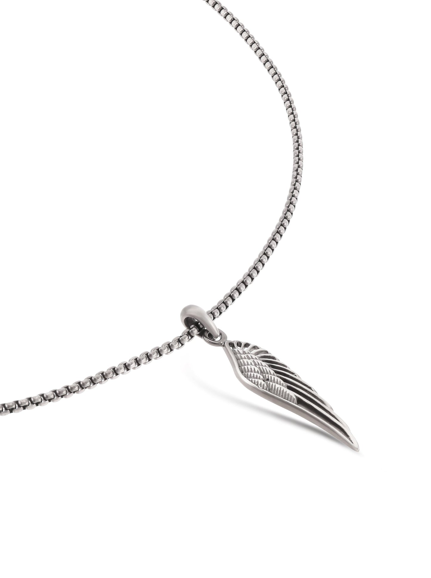 One Men Falcon Steel Necklace