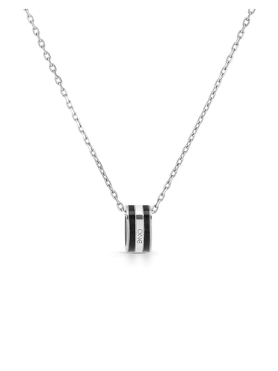 One Men Alliance Steel Necklace