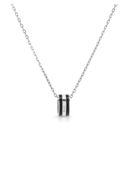 One Men Alliance Steel Necklace