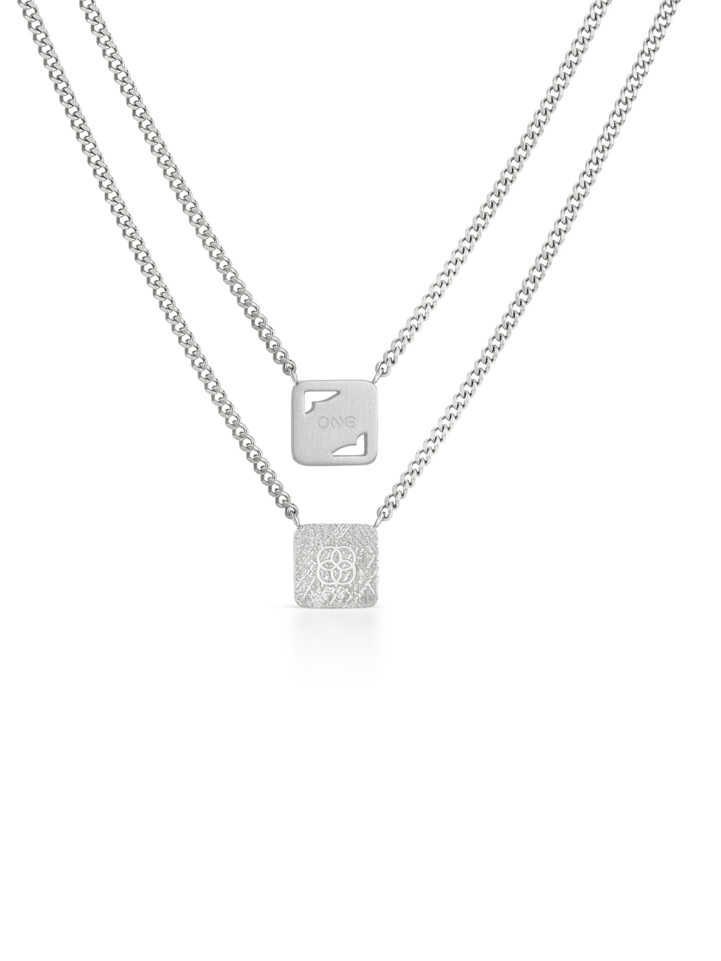 One Men Shield Scapular Necklace