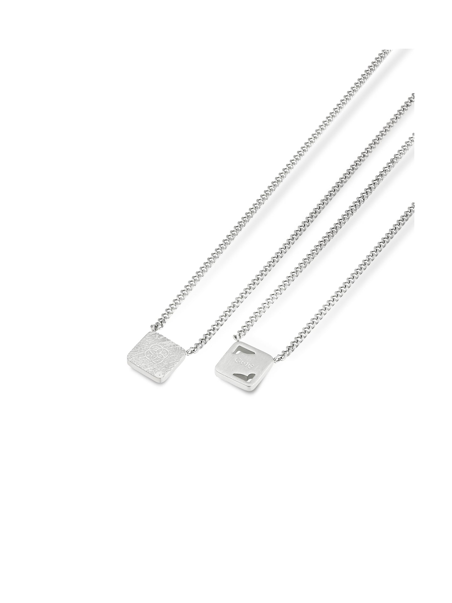 One Men Shield Scapular Necklace
