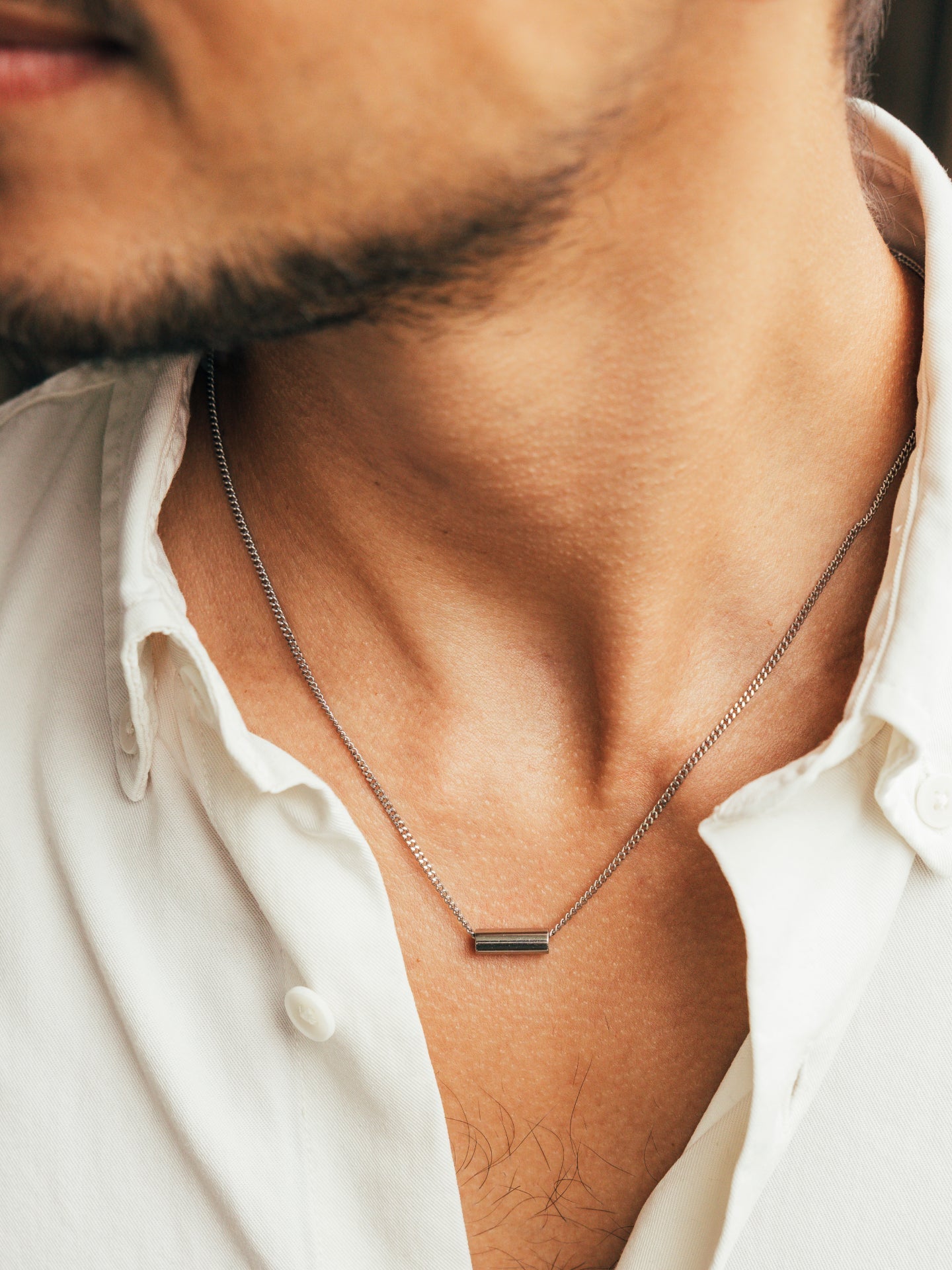 One Men Axis Steel Necklace