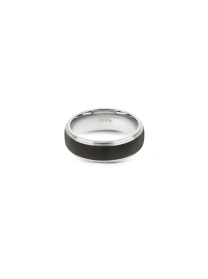 One Men Shadow Steel Ring
