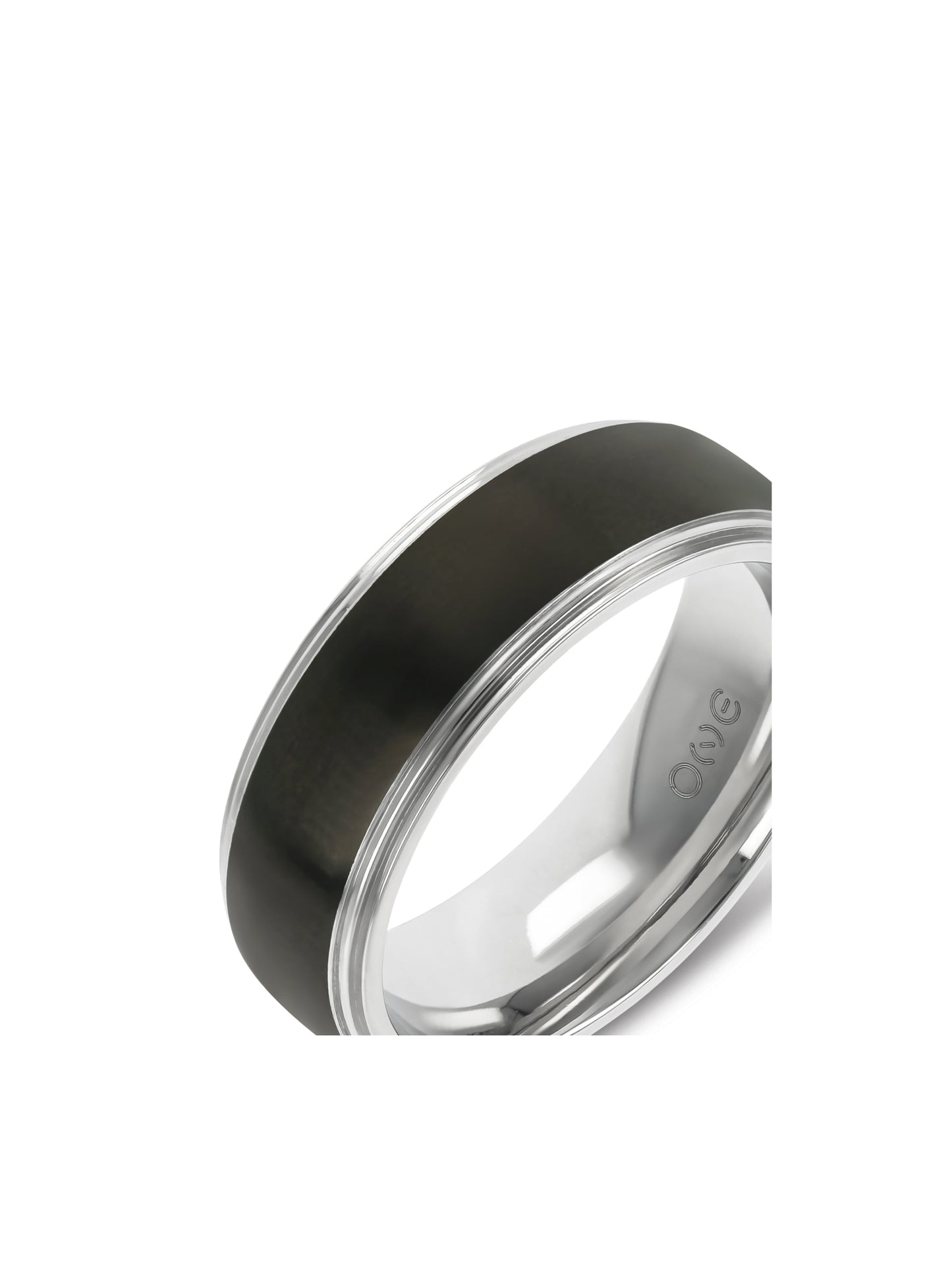 One Men Shadow Steel Ring